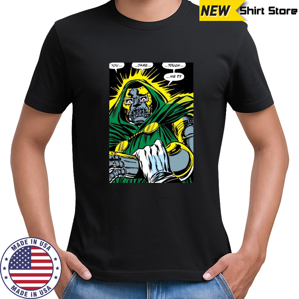 Doctor Doom T-Shirt - Fantastic Four Villain Comic Speech Graphic T-Shirt