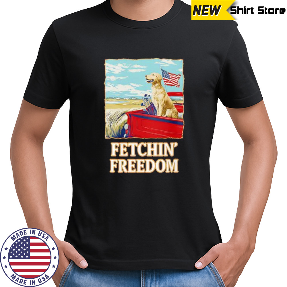 Dog American Fetchin’ Freedom shirt