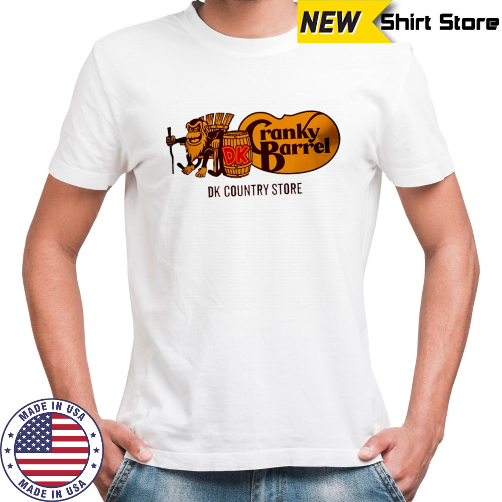 Donkey Kong DK Cracker Barrel logo shirt