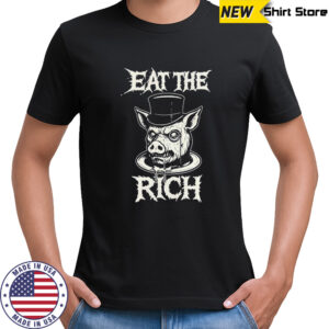 Eat The Rich Pig Head T-Shirt