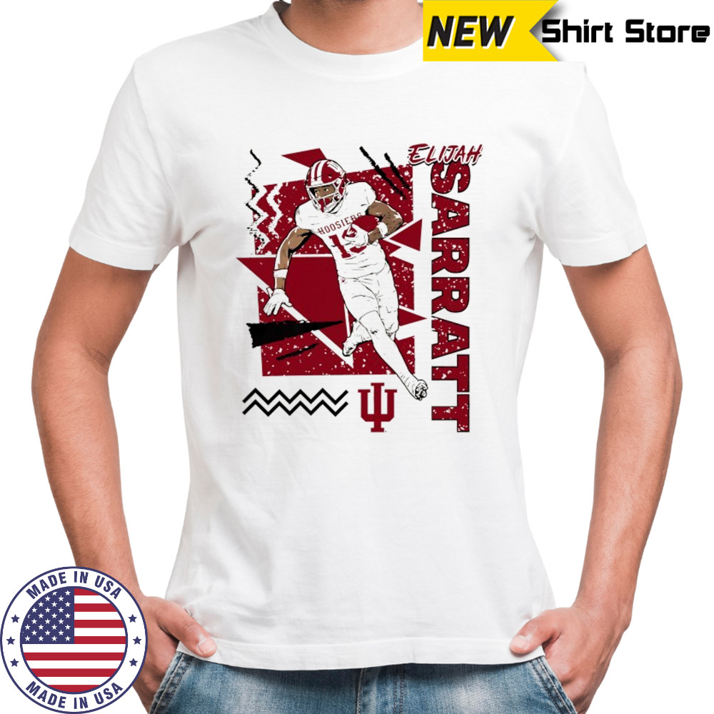 Elijah Sarratt Indiana Hoosiers 90s style shirt