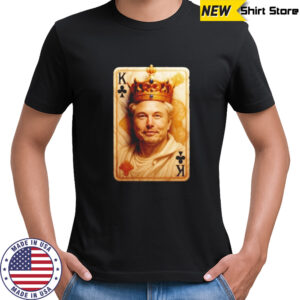 Elon Musk the king of mars card shirt