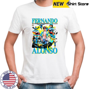 Fernando Alonso 2X World Champion shirt