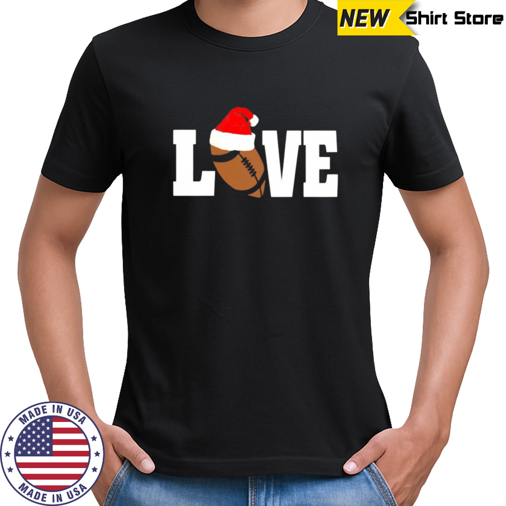 Football love Christmas holiday shirt