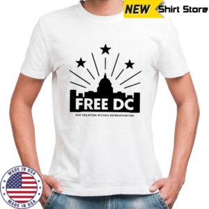 Free DC Statehood Washington DC Equality And Justice T-Shirt