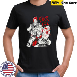 Fuck Ice Ice Police Rock Punk T-shirt