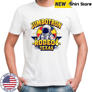 Funny Space Cowboy Jumbotron Rodeo Texas Astronaut Design shirt