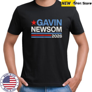 Gavin Newsom 2028 President 48 Election Campaign shirt