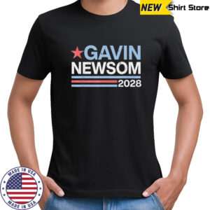 Gavin Newsom 2028 president 48 election campaign shirt