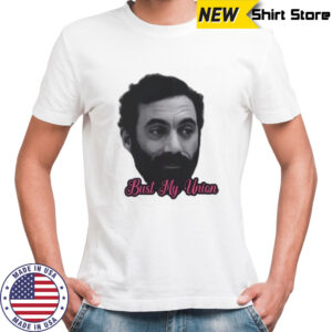 George Russell bust my union big head shirt