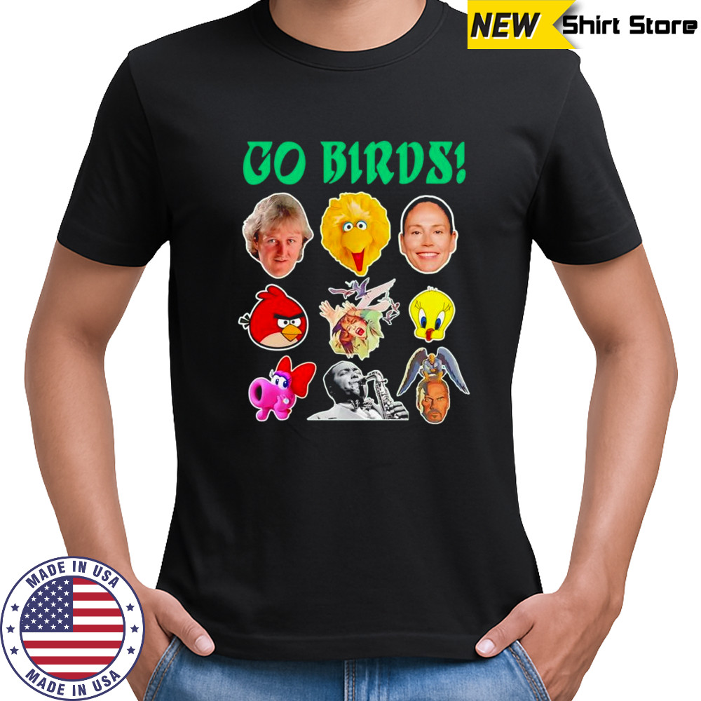 Go Birds mashup graphic shirt