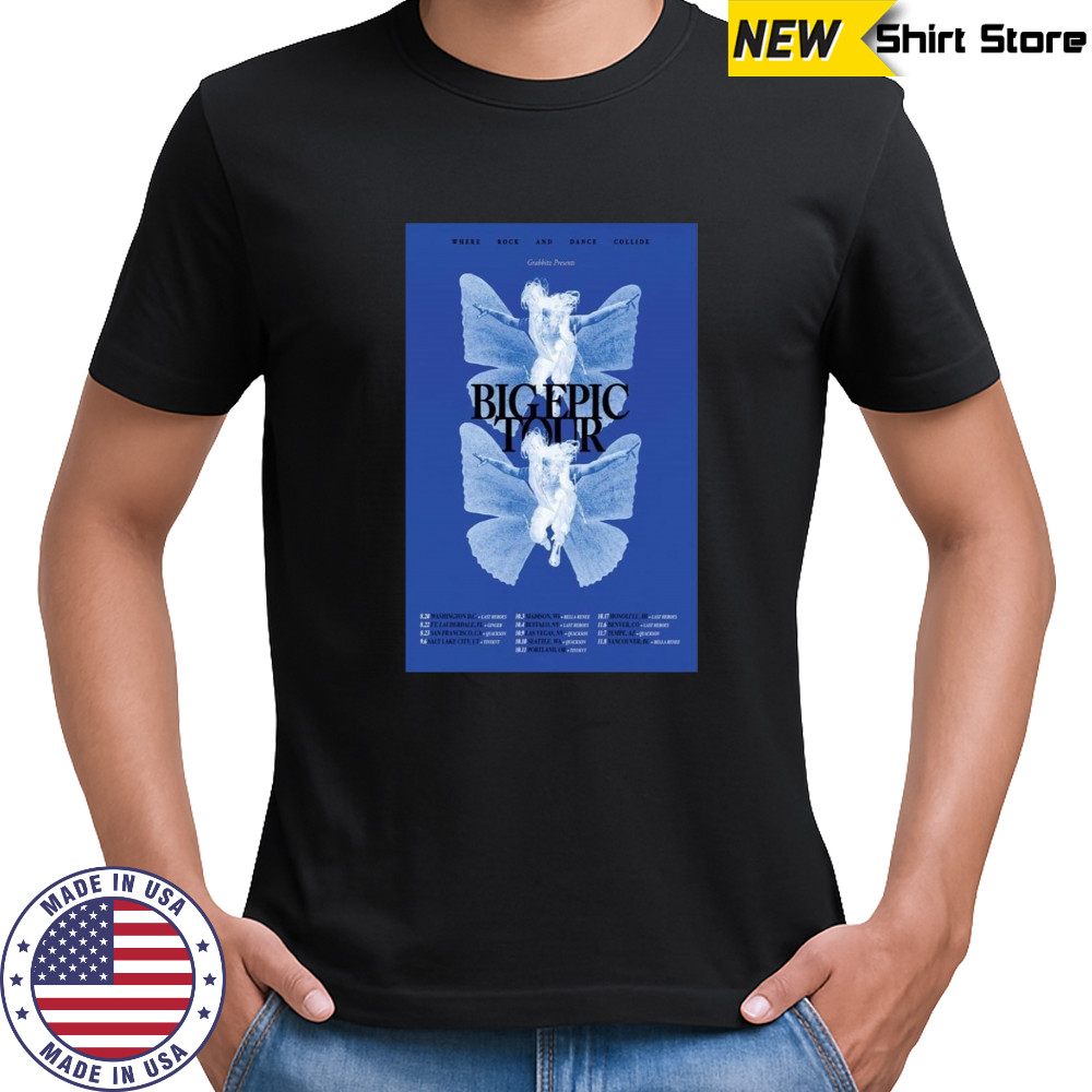 Grabbitz Big Epic Tour 2025 Poster T-Shirt