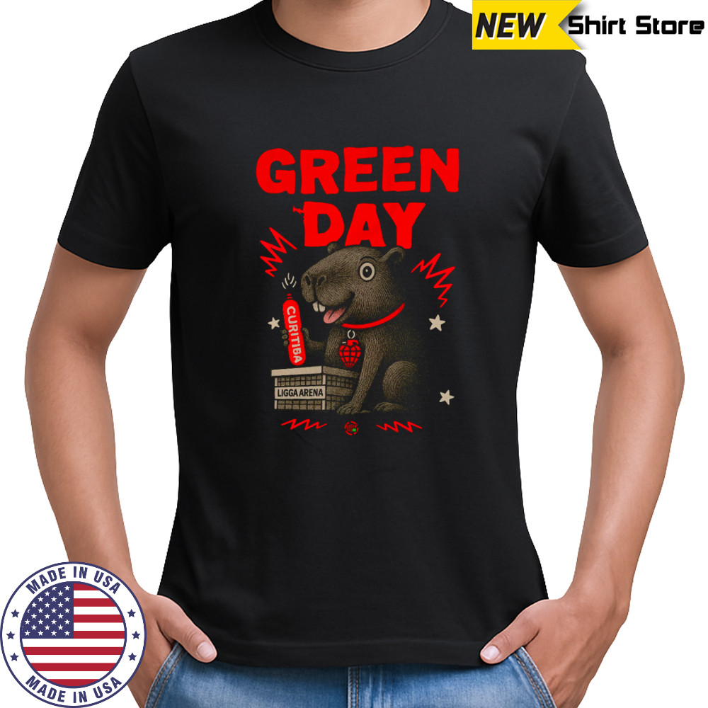 Green Day Brasil Tour Curitiba 2025 T-Shirt