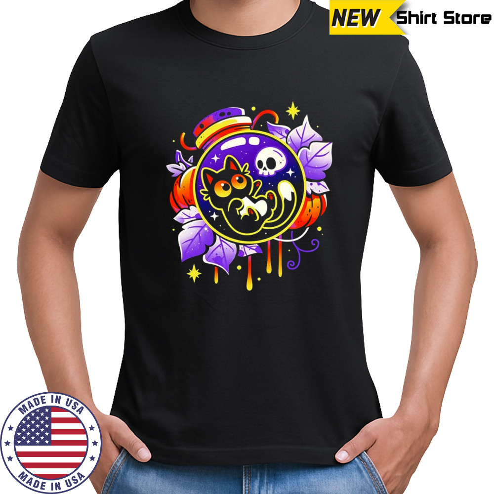 Halloween Bottled Kitten shirt