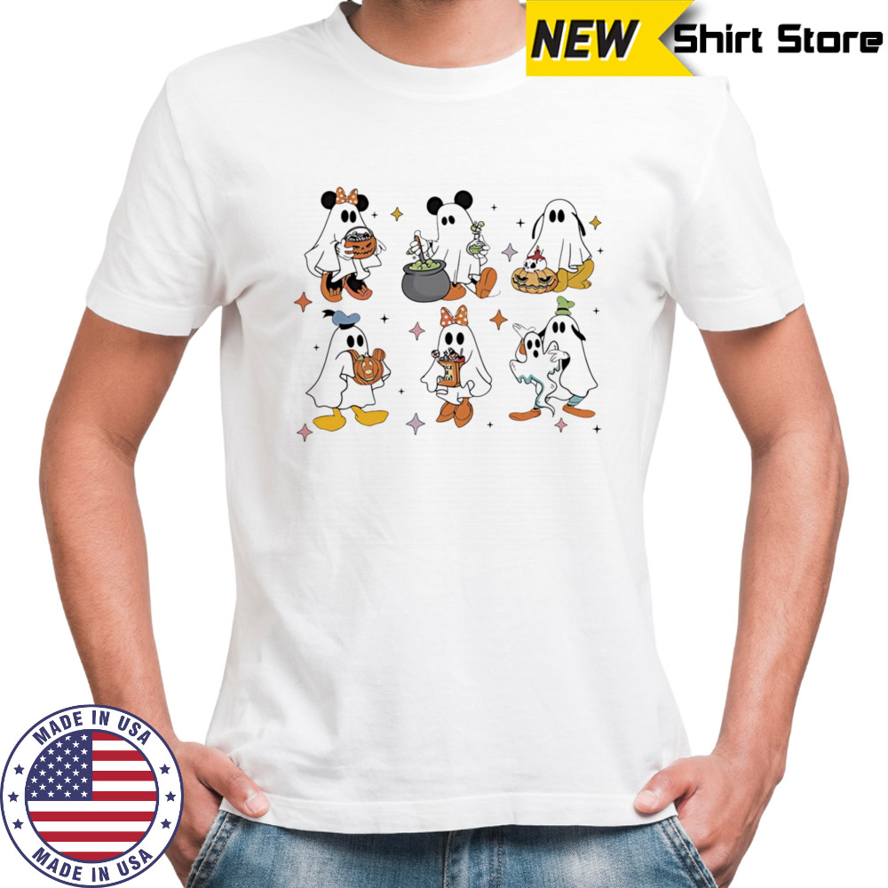 Halloween Ghost Cosplay Mickey’s Friends shirt