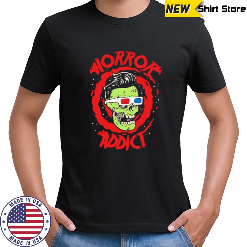 Horror Movie Addict Scary Halloween shirt