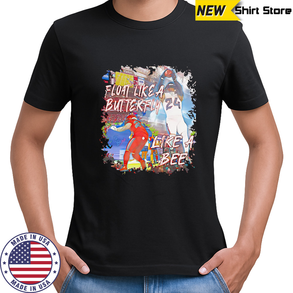 Houston Texans Derek Stingley float like a butterfly sting like a bee shirt