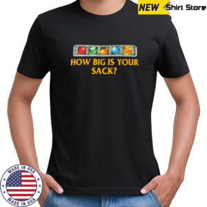 How big is your sack shirt