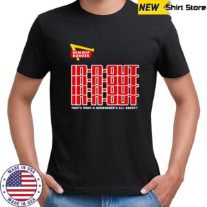 In N Out That’s What A Hamburger’s All About repeat shirt