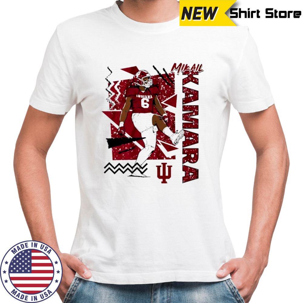 Indiana Hoosiers football Mikail Kamara 90s style shirt