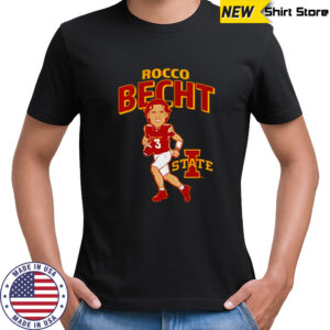 Iowa State football Rocco Becht caricature cartoon shirt