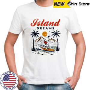 Island Dreams summer sunset shirt