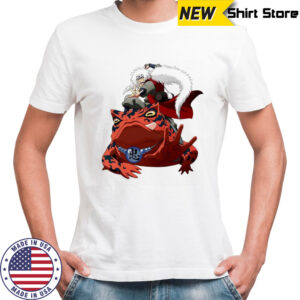 Jiraiya and Gamabunta shirt