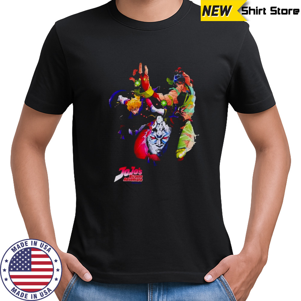 JoJo’s Bizarre Adventure Duo Dark Wash shirt
