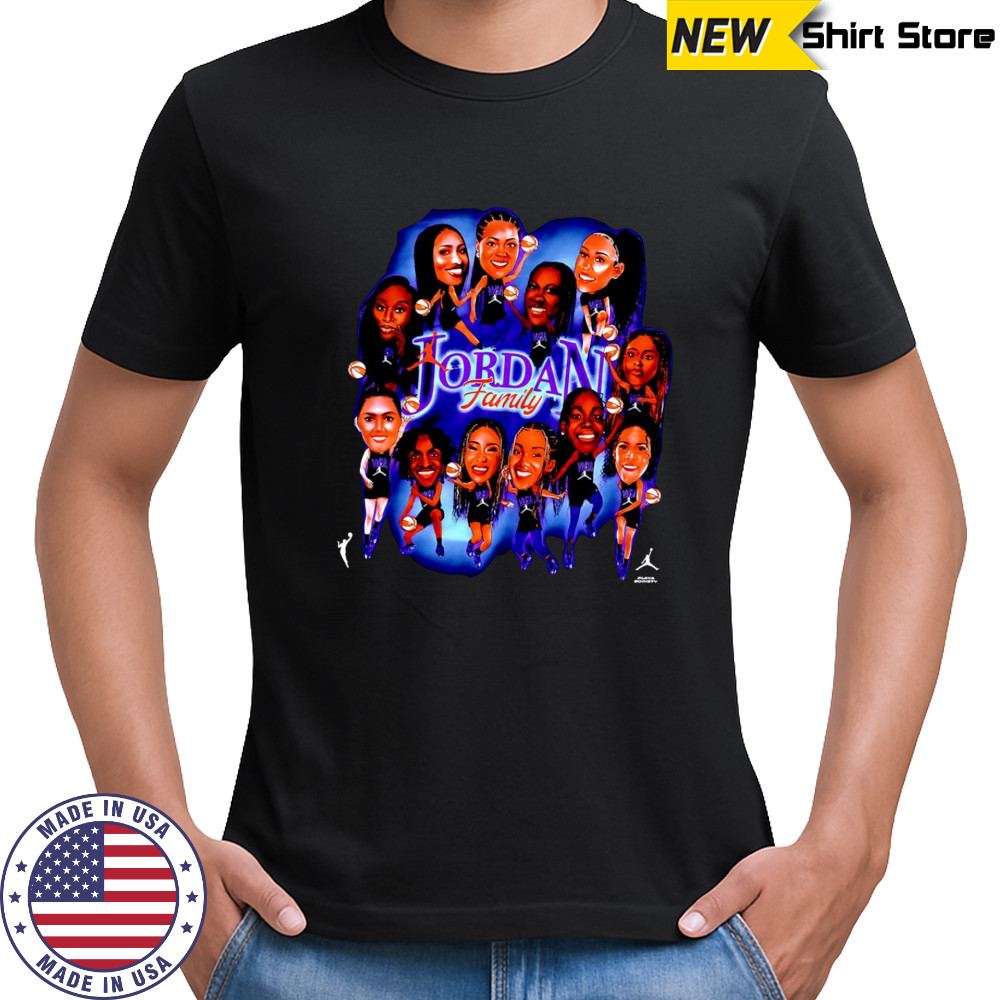 Jordan Family X Playa Society WNBA shirt
