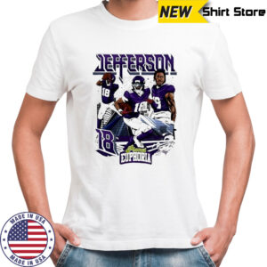 Justin Jefferson 18 NFL Minnesota Vikings Player shirt