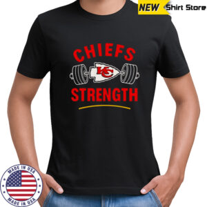 Kansas City Chiefs Strength Gym T-Shirt