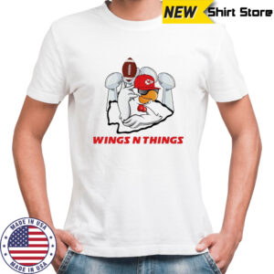 Kansas City Chiefs wings ‘n things NFL super bowl parody logo shirt