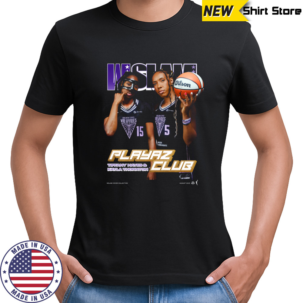 Kayla Thornton & Tiffany Hayes Golden State Valkyries SLAM Unisex Cover T Shirt