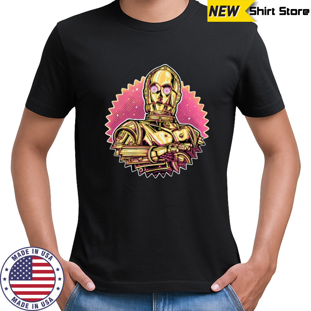 Keep It Golden robot shirt