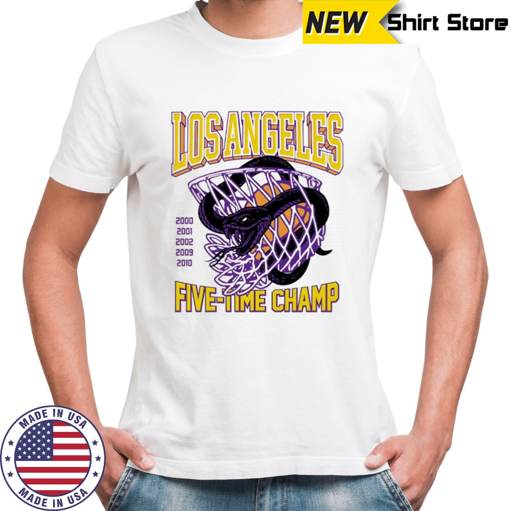 Kobe Bryant Mamba Los Angeles five-time Champ shirt