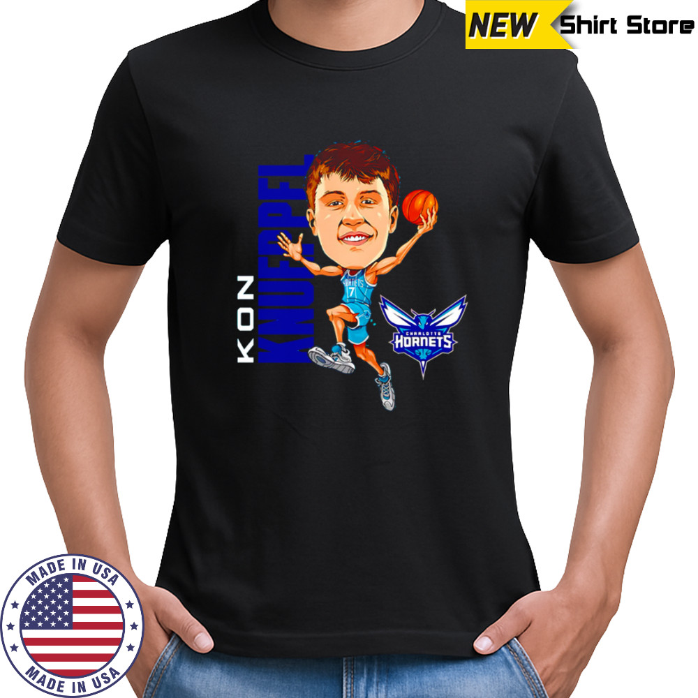 Kon Knueppel Charlotte Hornets Caricature cartoon shirt