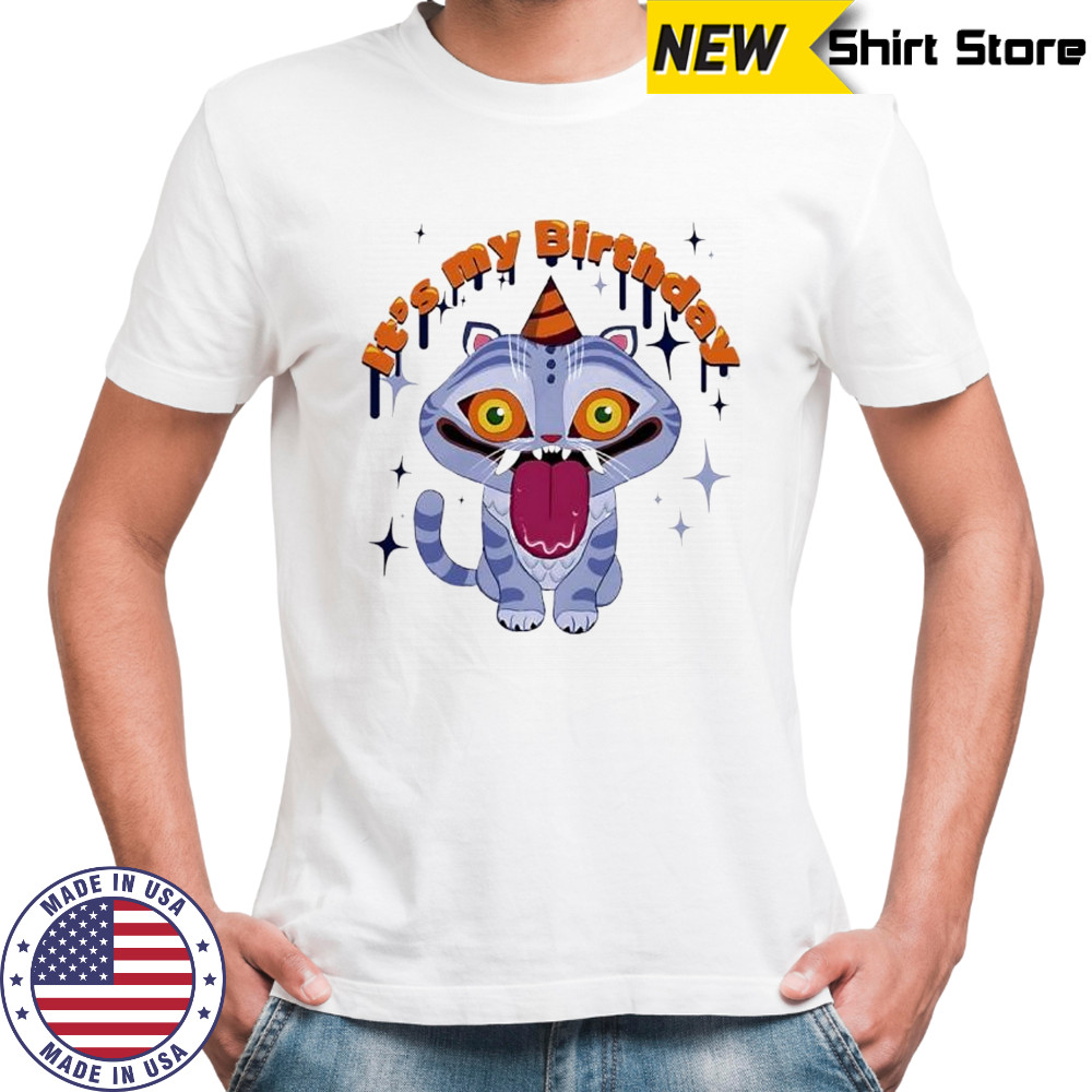 KPop Demon Hunters It’s My Birthday Derpy Tiger shirt