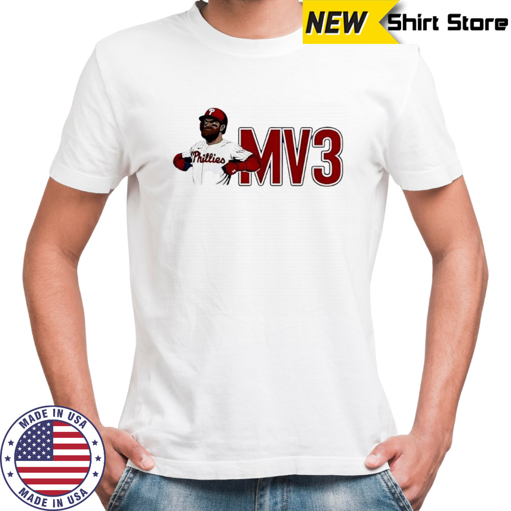 Kyle Schwarber MV3 Philadelphia Phillies baseball shirt