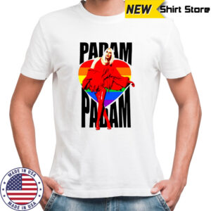 Kylie Minogue Padam pride colorful heart shirt