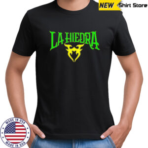 La Hiedra AAA superstar WWE logo shirt