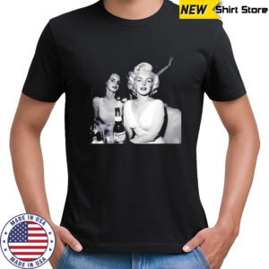 Lana Del Rey and Marilyn Monroe collage vintage graphic shirt