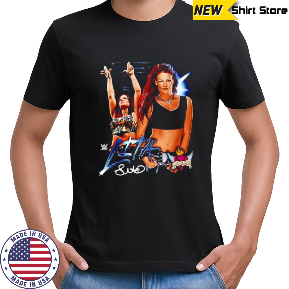 Lita 25th Anniversary WWE signature shirt