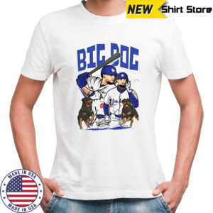 Los Angeles Dodgers baseball the big dog vintage graphic shirt