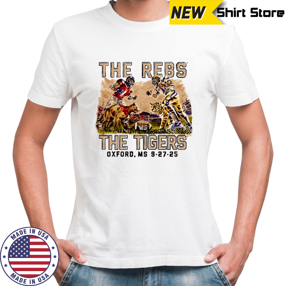 LSU Tigers vs Ole Miss Rebels football game day 2025 shirt