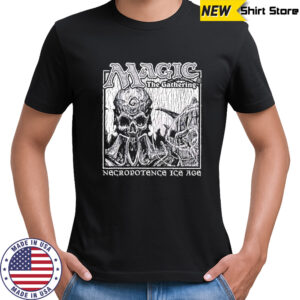 Magic the Gathering Necropotence Ice Age gothic graphic shirt