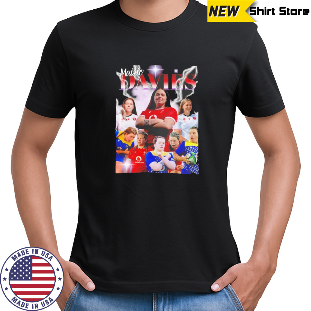 Maisie Davies bootleg graphic shirt
