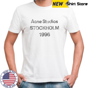 Malachi barton acne studios logo shirt