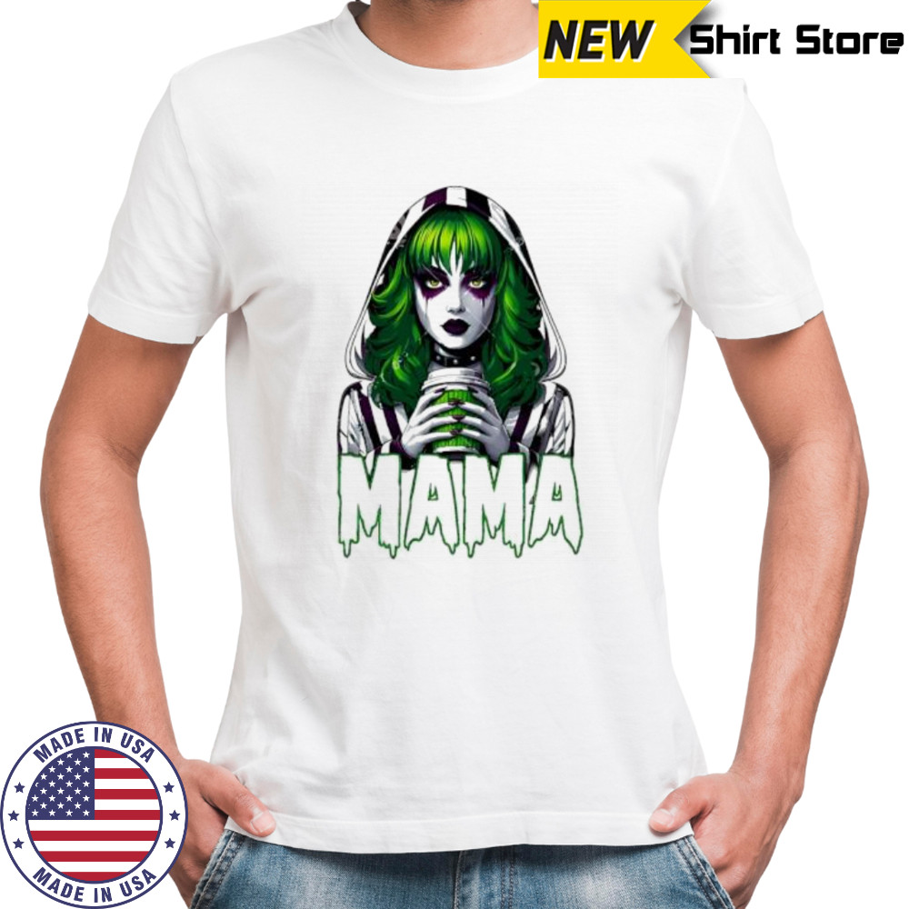 Mama Beetle Juice Halloween mom horror movie shirt