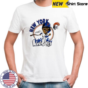 Mark Vientos Swaggy V New York Mets caricature cartoon shirt
