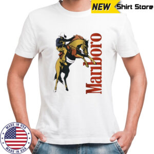 Marlboro Cowboy on horse shirt